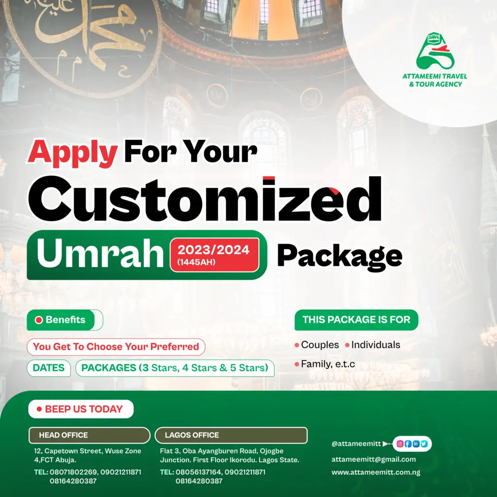 Customised Umrah packages at your delight