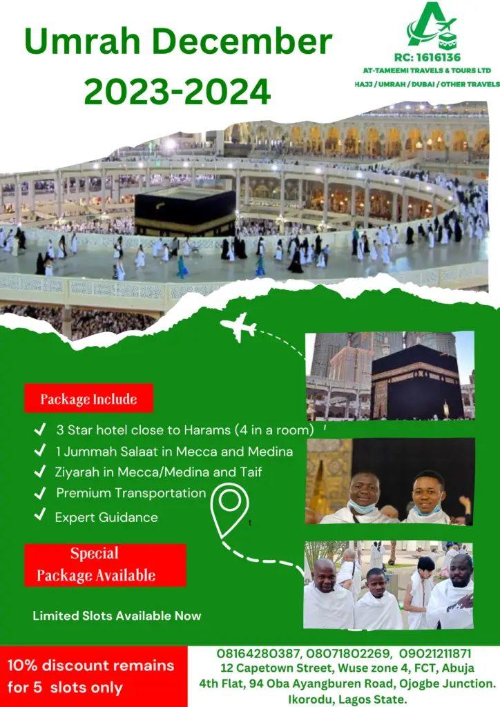 Attameemi Travel and Tours December Umrah