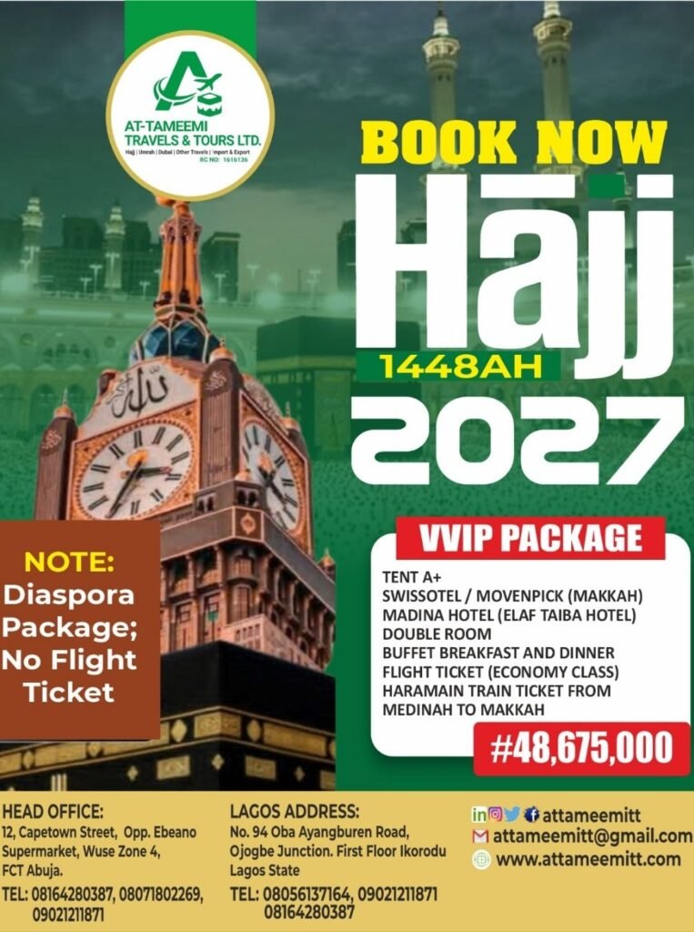 Hajj 2027-Attameemitt Travels and Tours