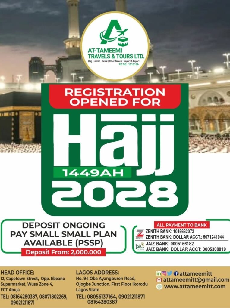 hajj 2028- Attameemitt